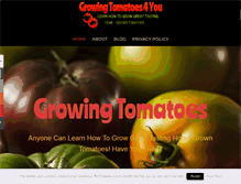 Tablet Screenshot of growingtomatoes4you.com